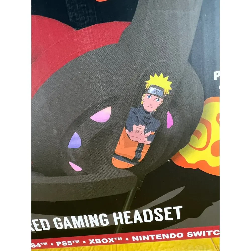 NEW Naruto Shippuden Wired Gaming Headset Multi-Platform Compatible